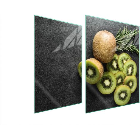 PIASTRA PROTETTIVA IN VETRO PER STUFA 70x52 KIWI (1/5)