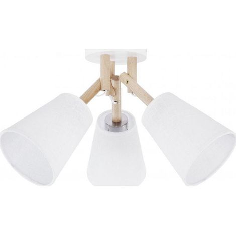 Candellux VAIO plafonnier bois clair 46 cm dimmable
