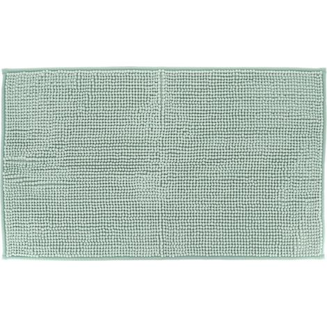 Palline di tappeto in microfibra tinta unita 45x75 cm - verde mandorla - Tendance (1/5)