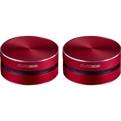 2er-Pack kabellose Bluetooth-Lautsprecher mit Knochenleitung, Mini-tragbar, lauter Stereoklang, integriertes Mikrofon, S-2-Rot