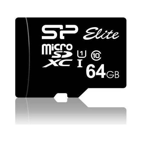 Silicon Power Ellite 64 GB MicroSDXC UHS-I Clase 10 (1/4)