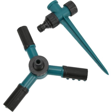 Arroseur de pelouse 360° rotatif automatique avec piquet de sol pour jardin et gazon (1/5)