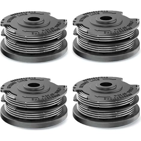 Carrete de hilo de 4 piezas para desbrozadoras Bosch, carrete de hilo de nailon de repuesto para desbrozadoras Bosch F016800351 ART 24, 27, 30 y ART 30-36 LI (6,1 m x Ø1,65 mm)-- (1/5)