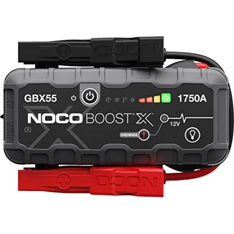 NOCO Boost X GBX55, Booster de Avviamento Batteria de Auto 1750A, Booster de Batteria Portatile e Cavi de Avviamento Professionale per Motori de Benzina de fino a 7,5 litri e Diesel de 5,0 litri