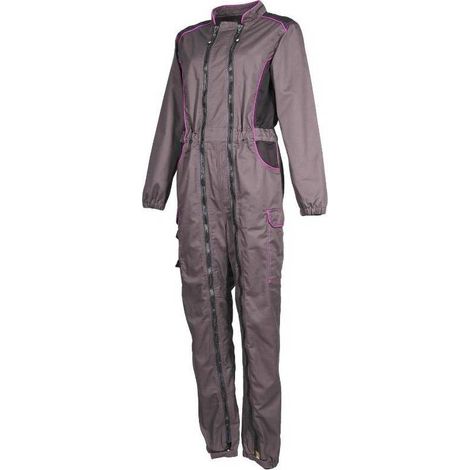Combinaison de Travail Femme Alice - Taille S - Gris - Résistant et Confortable - D-Work