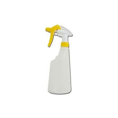 Flacon 600 ml avec tête de pulvérisation jaune