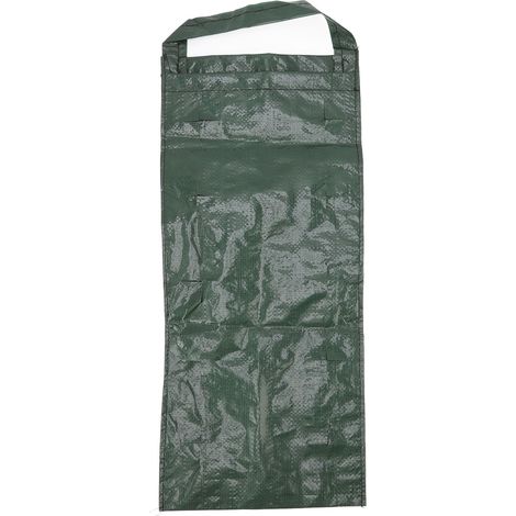 Sac de plantation suspendu, 10 trous, sachet de culture en PE pour fraisiers, légumes et fleurs, vert