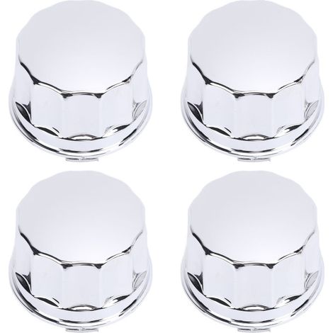 Irovami Lot de 4 enjoliveurs de roue pour quad/VTT, finition électroplaquée, compatibles avec jantes alliage 8, 10, 12 et 14 pouces. (1/5)