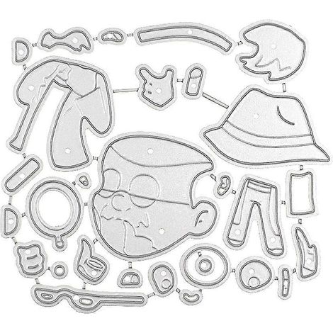 Stanzformen für die Kartenherstellung, Scrapbooking, Papier, DIY-Vorlage