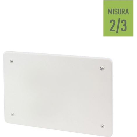 Coperchio di ricambio 119x96 misura 2 3 rettangolare per scatola cassetta di derivazione da incasso con viti (1/2)