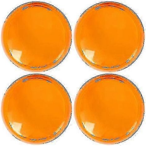 Lot de 2 caches pour clignotants Harley Touring Road King Sportster Dyna, noir/fumé/orange/rouge (1/5)