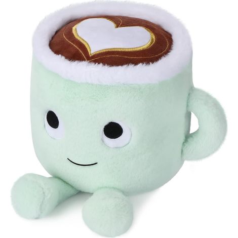 Peluche dinosaure, douce et moelleuse, pour tous les âges et toutes les occasions (Latte) (1/5)