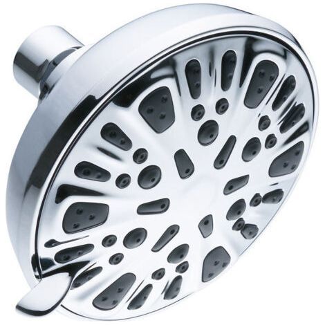 4.5 inch nozzle concealed top nozzle nine functions high pressure full electroplating shower head (1/5)
