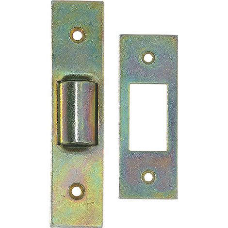 Loqueteau pour meuble à entailler en acier zingué – Résistant aux intempéries – Dimensions 78 x 19 mm – 3402001 – Devismes