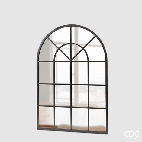 EDG Enzo De Gasperi Specchio Window Campana H 135 Cm L 92 Cm L 2 Cm Colore Nero