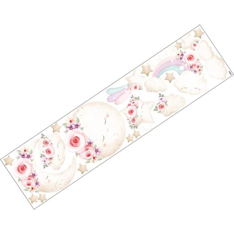 Sticker mural décoratif pour enfants TOYANDONA motif dessin (1/5)