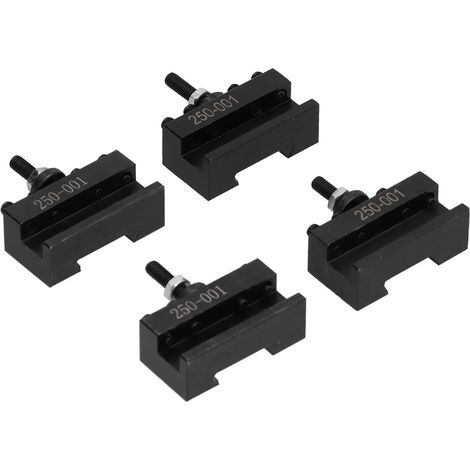 Porte-outil 4 pièces pour le surfaçage, le perçage, le coin de piston et les accessoires en acier rapide 250-001 (1/5)