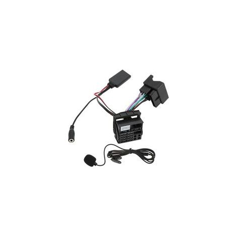 Adaptateur Audio Bluetooth 5.0 pour Autoradio Peugeot – Câble Aux 12 broches compatible 207, 307, 407, 308 – Kit Mains Libres avec Microphone (1/5)