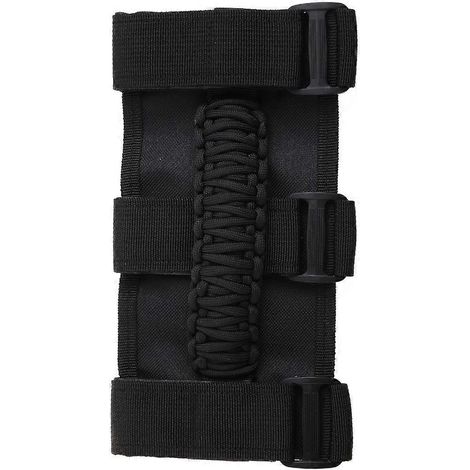 Poignée intérieure antidérapante pour arceau de sécurité Jeep Wrangler JK TJ, compatible avec les barres de toit. (1/4)