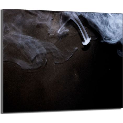 Placa protectora de vidrio para estufa 60x52 Humo (1/5)