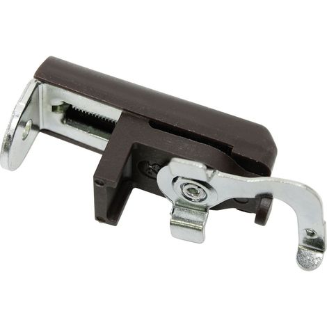 Gardinia Klemmträger für Aluminium-Jalousien braun, Metall, 2 Stück Jalousien (1/3)