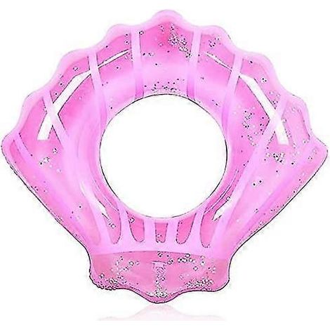 Bouée gonflable en forme de coquillage pour enfants, pour piscines un accessoire flottant conçu pour les jeux aquatiques récréatifs.-AquaForge (1/4)