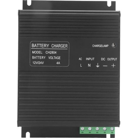 Chargeur de batterie intelligent automatique CH2804 AC160277V DC12V/24V (1/5)