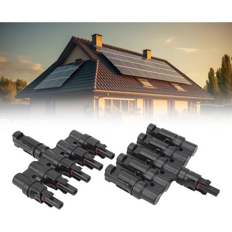 Photovoltaik-T-Stecker, 1-zu-5-Photovoltaik-Adapter, Photovoltaik-Parallelanschluss (1/5)