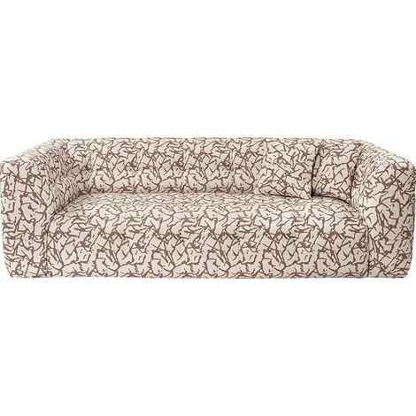 Sofa 3-Sitzer modern in gemustertem Stoff mit Kissen 235cm Cady 3 (1/5)
