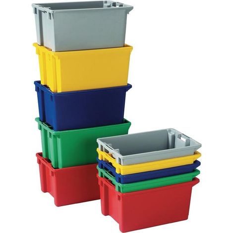 Contenitore impilabile conico  PP rosso  K400/2  28420021 (1/3)