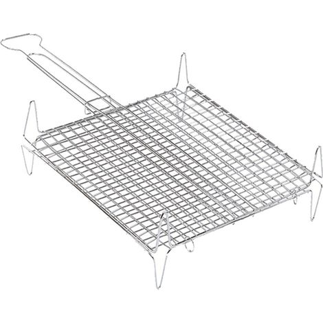 Graticola Griglia Arrosto Bombata Cm 40 X 45Con Piedi