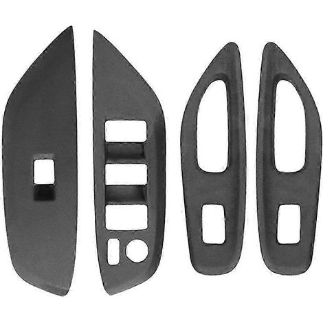 Garniture de commande de lève-vitre, autocollant de panneau de hayon, panneau d'accoudoir de porte pour Yaris côté droit - Accessoires intérieurs de voiture (1/5)