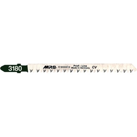 5 Lames scie sauteuse CV (pour bois/plexi) Dents Frais - Crois - Coni 90/115Mm - Progressif - 2 mm