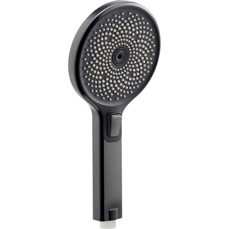 SCHÖNER WOHNEN-Kollektion Handbrause BIELLA, wassersparender Duschkopf rund, Duschbrause mit 3 Strahlarten, Industrial (1/2)
