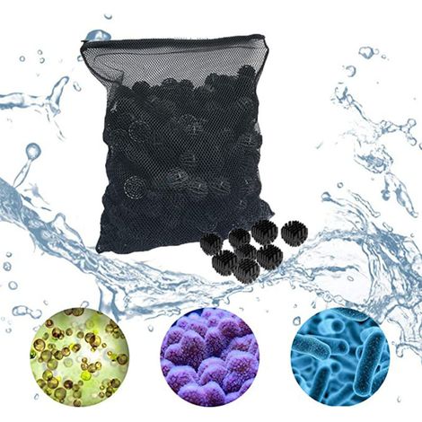 Filtre à billes bio pour aquarium, réservoir à poissons, filtre à billes bio éponge, filtre à billes biochimique (1/3)