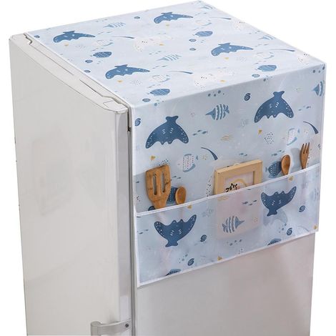 Housse Anti-Poussiere - Pour Frigo Et Machine A Laver - 130 X 55 Cm - En Peva - 1 Piece (1/5)