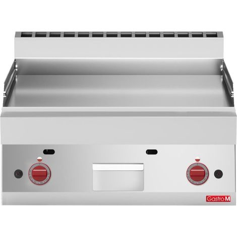 Plancha gaz plaque lisse 65/70FTG 650 - 700 x 650 x 280 mm - Gastro M