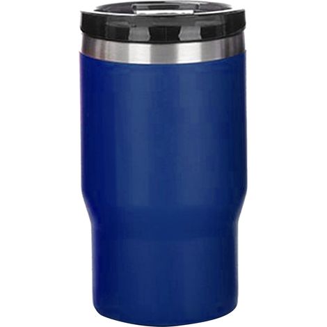 Isolierter Dosenkühler aus Edelstahl 304 für 14-Unzen-Dosen (ca. 400 ml) – ideal für unterwegs oder im Auto – Blau (1/5)
