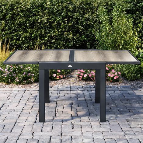 Table de jardin en aluminium Kunststoff 160 x 80 x 75 cm (1/5)