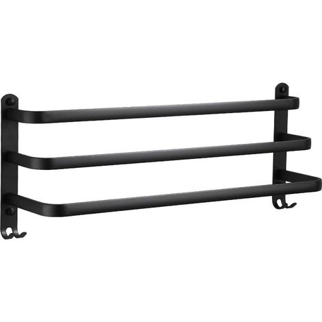 Wall Mounted Bathroom Towel Rack, Freestanding Towel Bar, Bathroom Accessories, No Drilling Bathroom Towel Rack