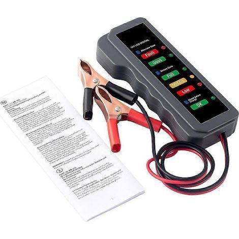 Mini testeur de batterie de voiture 12 V. testeur d'alternateur numérique. affichage à 6 LED (1/5)