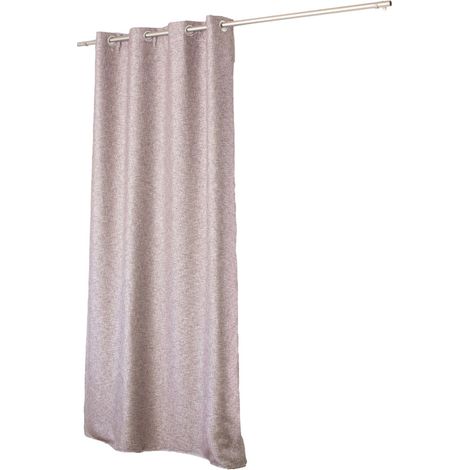 Rideau occultant NATTE 140 x 240 cm coloris MARRON GLACE (1/2)