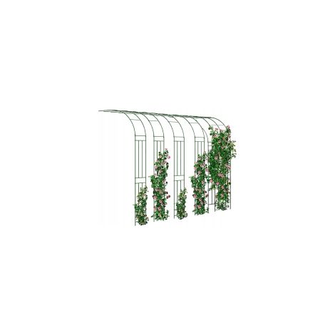 Pergola stabilus u14c acciaio 240 x 60 cm resistente alle intemperie
