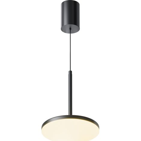 Maytoni Plato Plafonnier suspendu noir 3000K 700lm