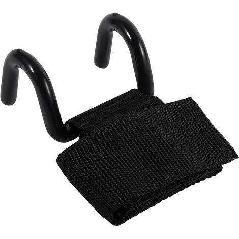 Sangle de maintien du poignet pour haltérophilie, support noir, crochet de musculation (1/5)