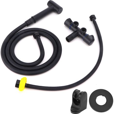 Robinet d'angle en acier inoxydable G1/2 pour douchette hygiénique haute pression, entrée 1 sortie 2, accessoire de salle de bain