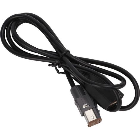 Câble de prise audio AUX, adaptateur de câble USB radio Bonne sortie sonore pour voiture. (1/5)