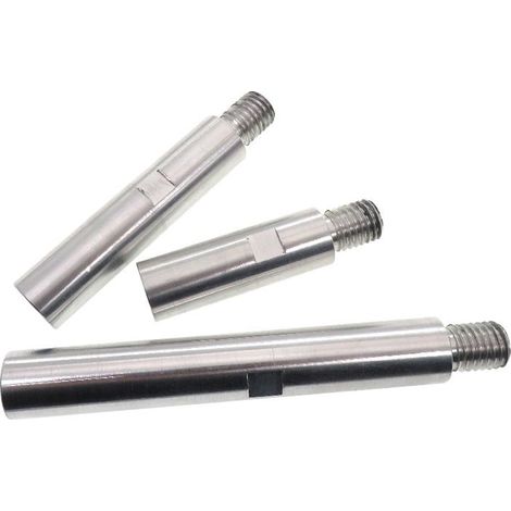 3PCS Tige d'extension de Meuleuse d'angle en Acier Inoxydable M14 Rallonge de Meuleuse d'angle 75mm100mm 140mm Levier Adaptateur de Filetage M14 pour Outils de Polissage et Meulage (1/5)