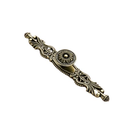 Möbelgriffe im Vintage-Stil, 96 mm Lochabstand, bronzefarbene Türgriffe, geeignet für Küchenschränke (2 Stück) (1/5)