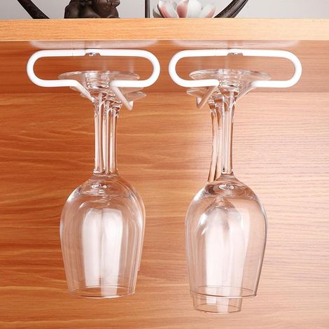 Porte-verres vin - Muraux fer 2 pièces - Métal (1/5)